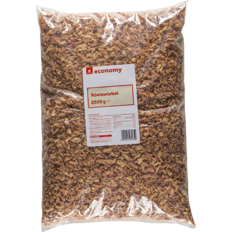 Economy Röstzwiebel 2,5 kg knusprig goldbraune Zwiebeln für Küche, Gastronomie und Großverbraucher